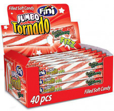 Fini Jumpo Tornado balený - kyselý Jahoda 50g