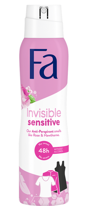 FA Deodoranty spray 150ml Invisible Sensitive