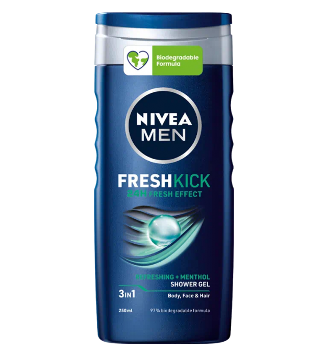 Nivea MEN Sprchový Gel 250ml Fresh Kick