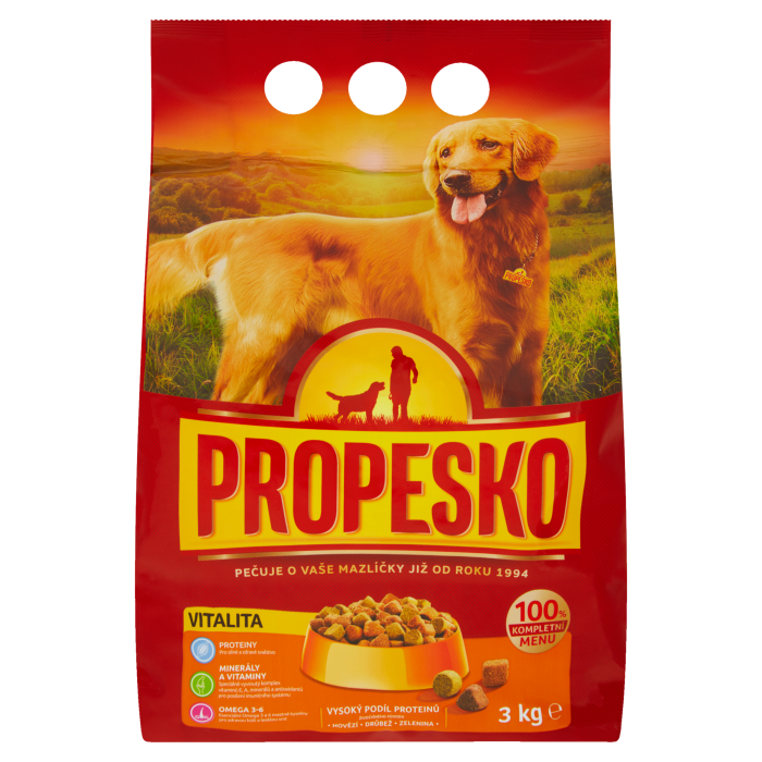 Propesko 3kg granule pes Vitality