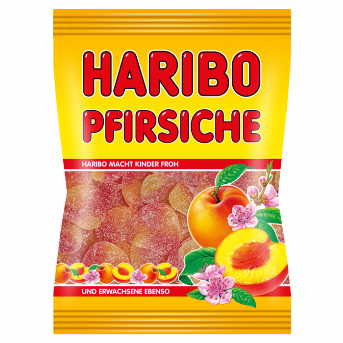 Haribo 100g Pfirsiche želé s příchutí broskve