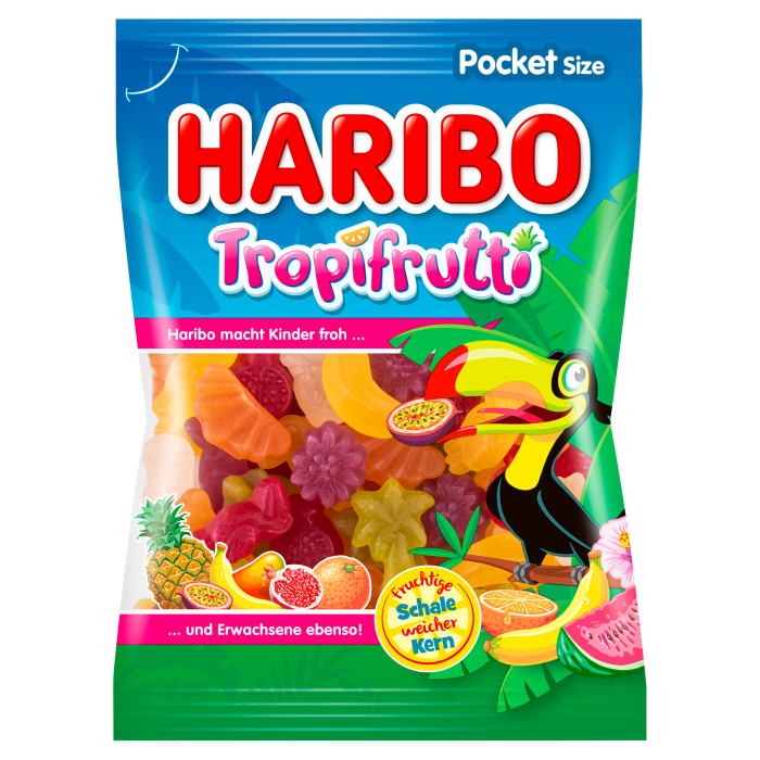 Haribo 100g Tropifrutti želé cukrovinky s ovocnými příchutěmi