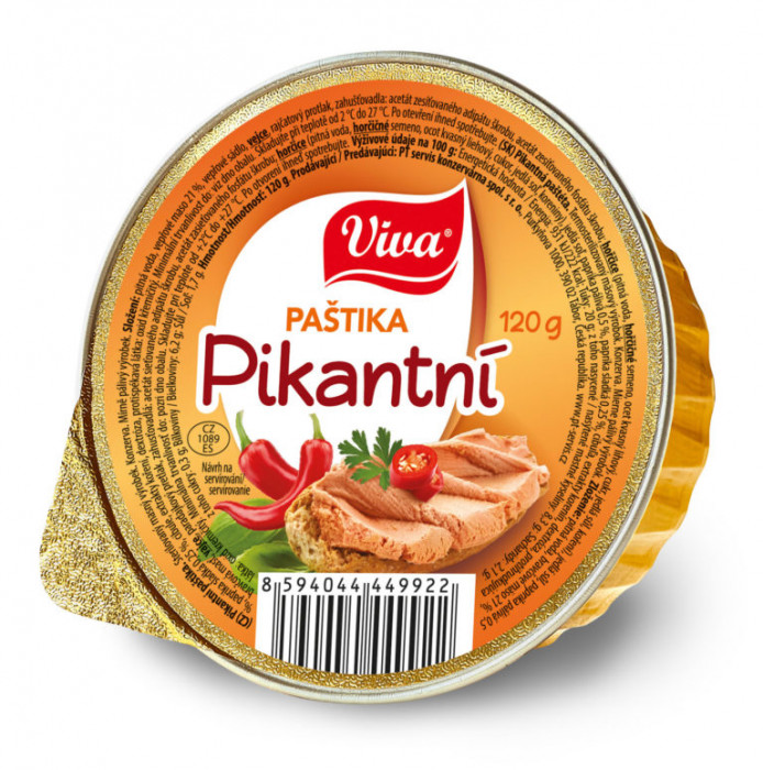 Viva Paštika - Pikantní 120g