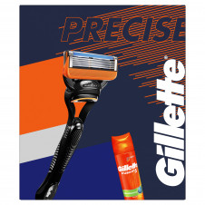 GILLETTE Fusion Strojek + Sensitive gel 200ml