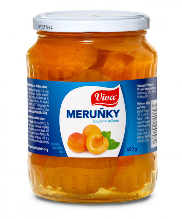 Viva - Meruňky půlené 680g