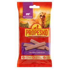 Propesko 120g snack Pes proužky s hovězím