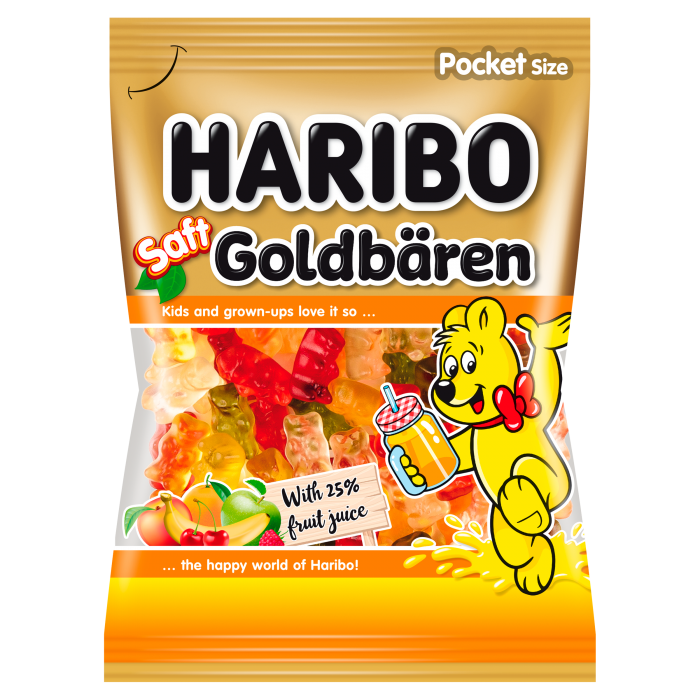 Haribo 85g Saft Goldbären želé s ovocnou šťávou