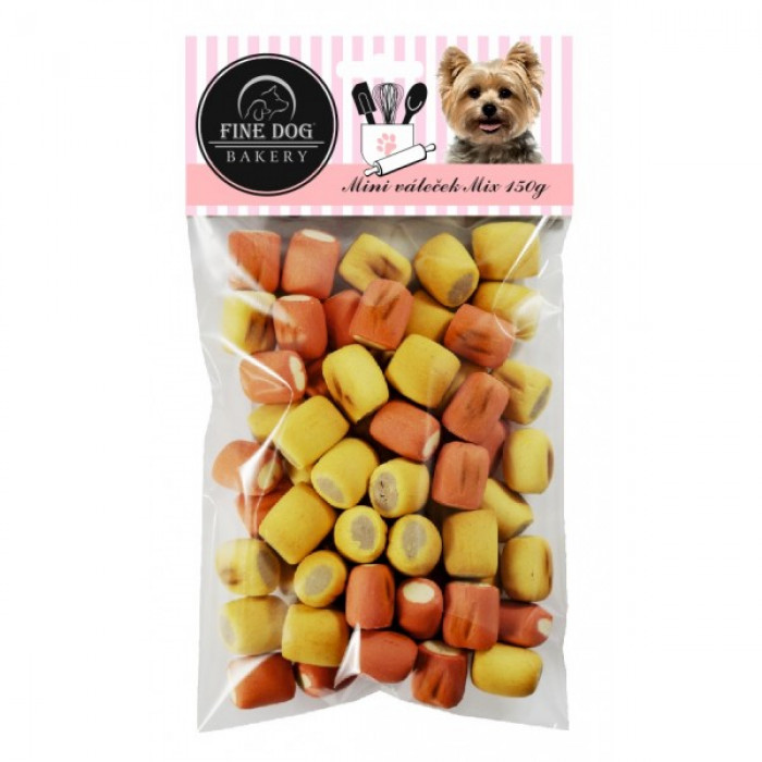 FINE DOG Bakery Mini váleček MIX 150g