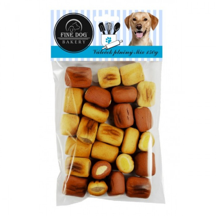 FINE DOG Bakery Váleček plněný MIX 150g