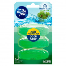 Ambi Pur Náhradní tekutý závěsný blok 3x55ml Tea Tree & Pine