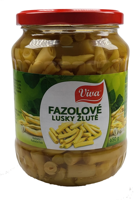 Viva - Fazolky žluté 650g