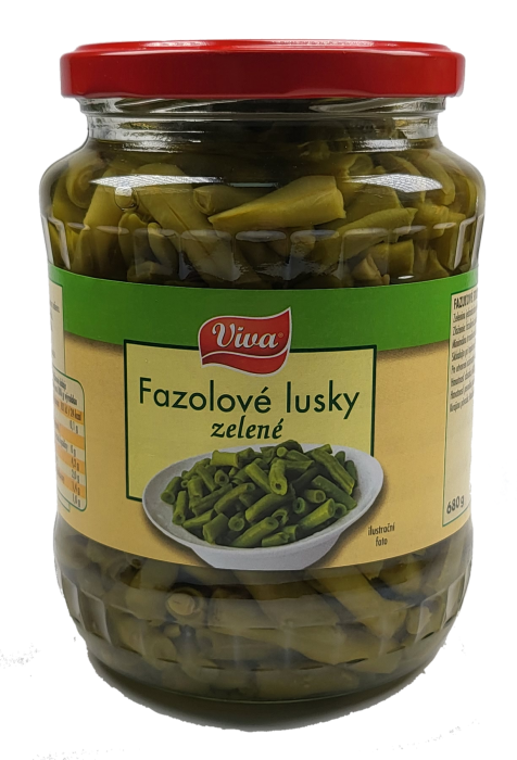 Viva - Fazolové lusky zelené 680g