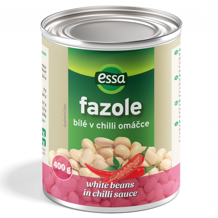 ESSA FAZOLE bílé chilli omáčce 400g