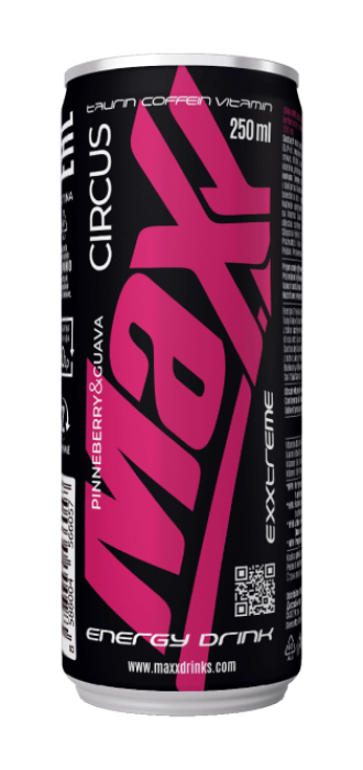 Maxx Energy 250ml Plech Circus