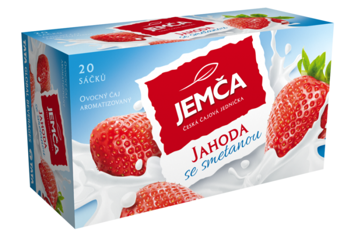 Jemča Ovocné čaje - Jahoda se smetanou 40g