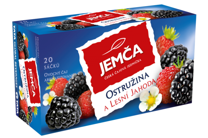 Jemča Ovocné čaje - Ostružina a Lesní jahoda 40g