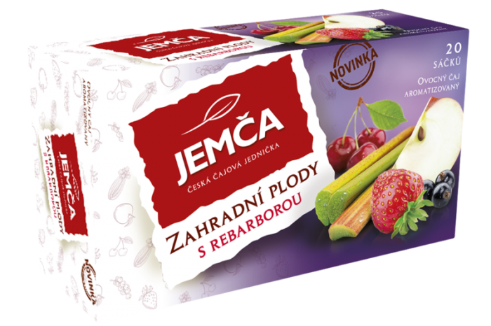 Jemča Ovocné čaje - Zahradní plody s rebarborou 40g