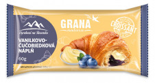 GRANA Natura Croissant - Vanilkovo-Borůvková náplň 60g