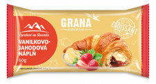 GRANA Natura Croissant - Vanilkovo Jahodová náplň 60g