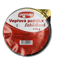 Pemap - Vepřová paštika Lahůdková 115g