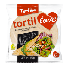 Tortillove pšeničné 240g ( 4ks průměru 25cm )