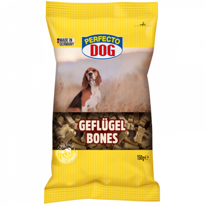 Perfecto Dog Kostičky s drůbežím 150g "GEFLÜGEL BONES"