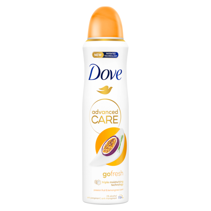 Dove Deodoranty spray 150ml Passion Fruit&Lemongrass scent