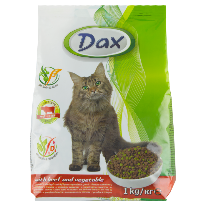 Dax 1kg granule kočka hovězí