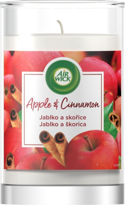 Air Wick svíčka XXL 310g Červené Jablko a skořice