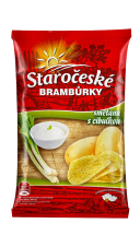 Golden Staročeské Brambůrky 80g Smetana s Cibulkou