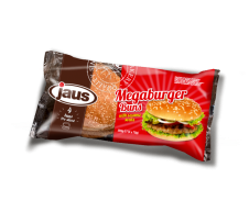 Hamburger - JAUS Megaburger Buns se sezamem 4ks 300g