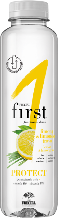 Fructal First Funkční voda - Protect 0,5L