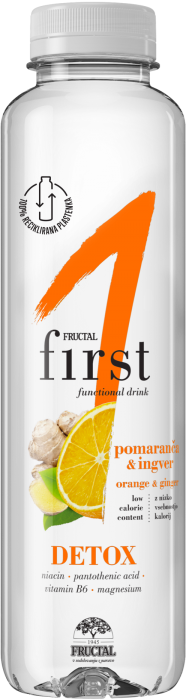 Fructal First Funkční voda - Detox 0,5L