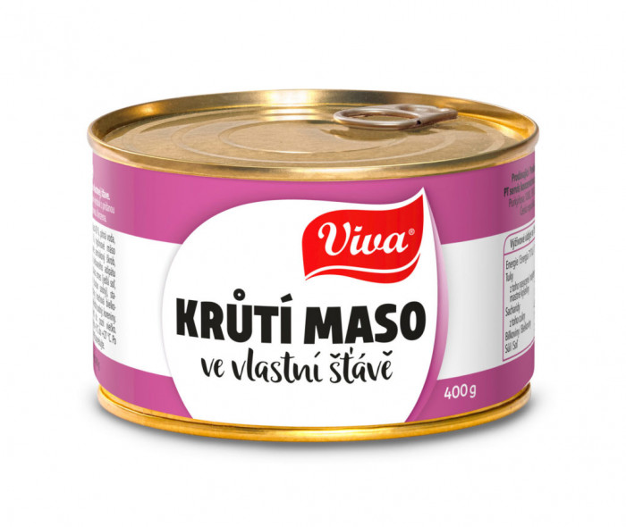 Viva - Krůtí maso vl.šťáva 400g