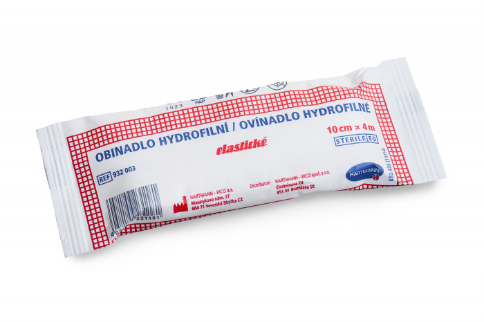 Obinadlo Hydrofilní Elastické 10cm x 4m