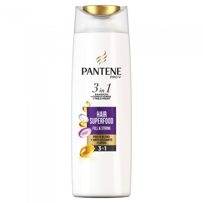 PANTENE Šampon 3in1 360ml Superfood