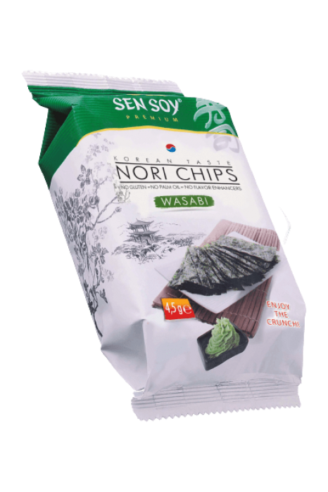 SenSoy Nori Chipsy - Wasabi 4,5g