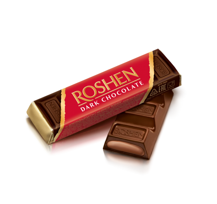 ROSHEN Čokoládové tyčinky - Hořká 33g