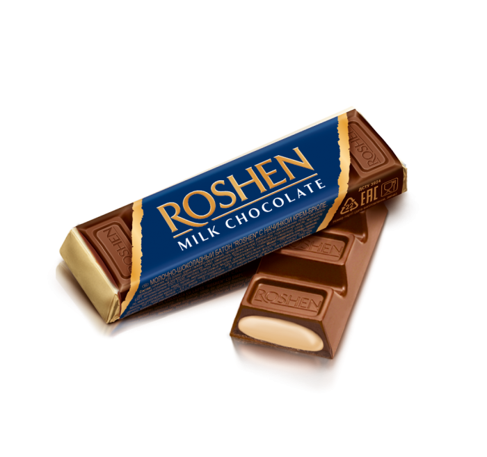 ROSHEN Čokoládové tyčinky - Mléčná 43g