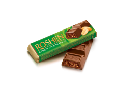 ROSHEN Čokoládové tyčinky - Arašídy 43g