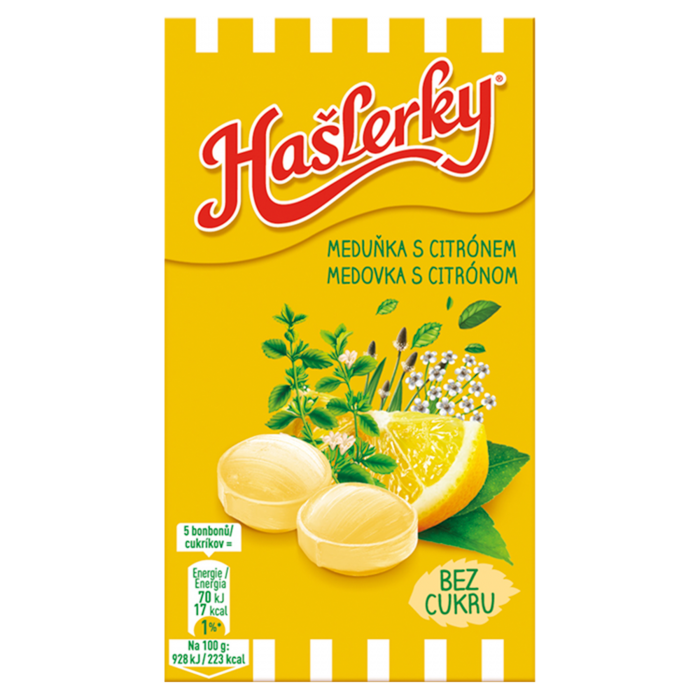 HAŠLERKY 35g Meduňka Citrón