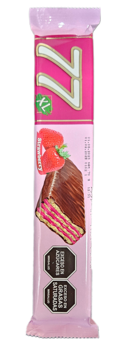 77 XL Strawberry cream wafer 60g