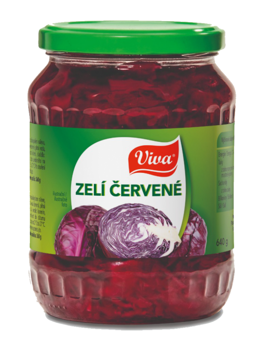 Viva - Zelí červené 640g