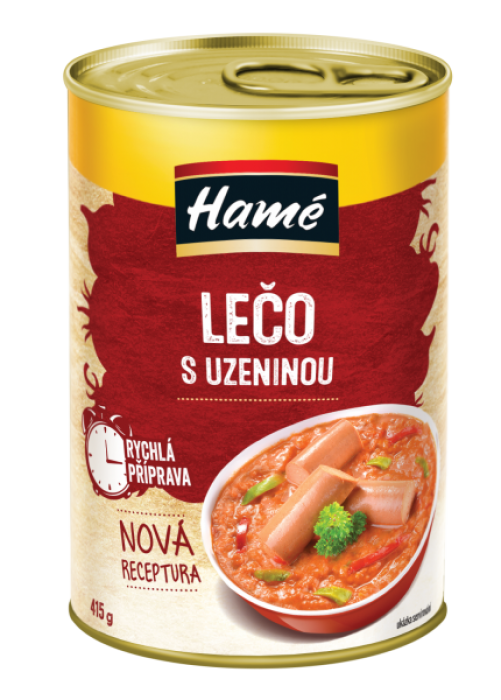 Hamé Lečo s uzeninou 415g