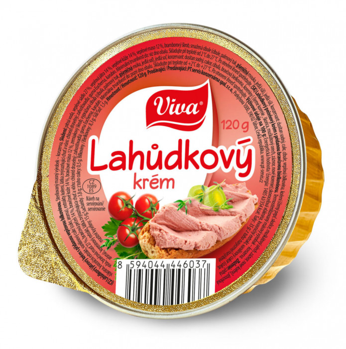 Viva Paštika - Lahůdkový krém 120g