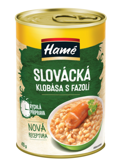 Hamé Slovácká Klobása s fazolí 415g