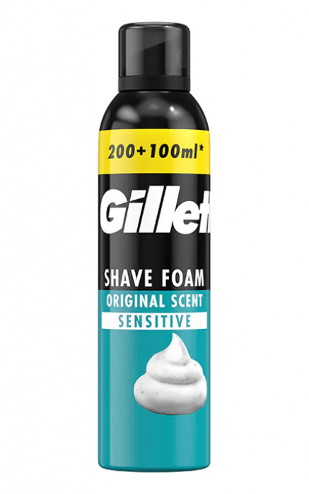 Gillette pěna 200ml+100ml Sensitive