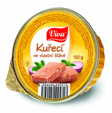 Viva Paštika - Kuřecí maso ve vl.šť. 120g