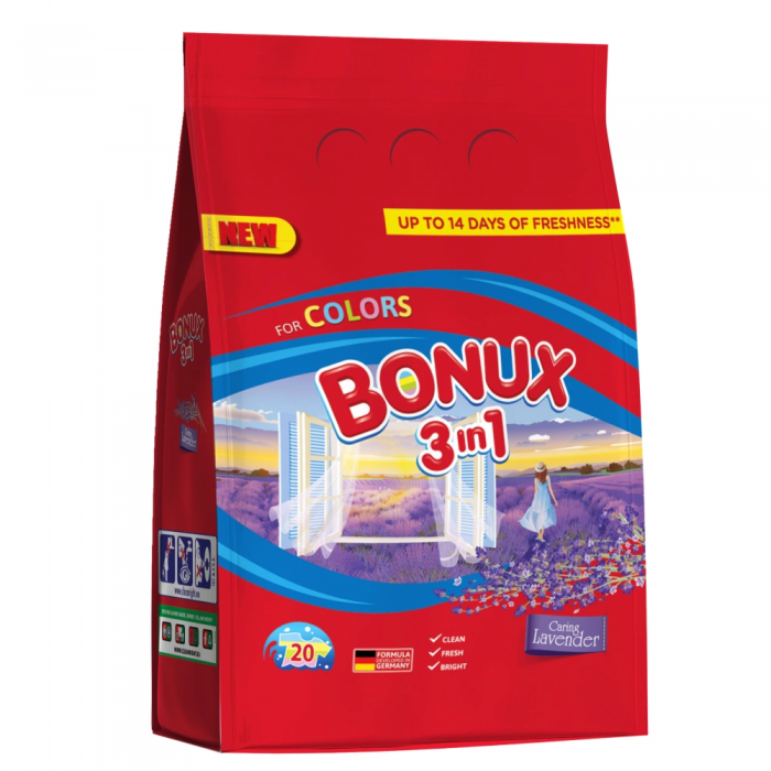 Bonux Color 20PD Lavender 1,5kg