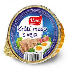 Viva Paštika - Krůtí maso s vejci 120g